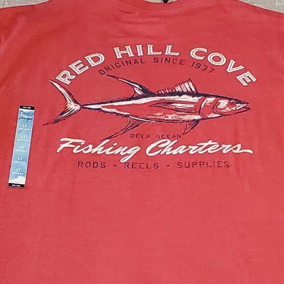 NWT!  Bundle -2 Men's IZOD Saltwater Classic/Casual crew shirts Size: Large Tall - Picture 9 of 9